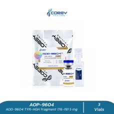 AOP-9604 AOD-9604 TYR-HGH Fragment 176-191 5 mg / 3 Vials